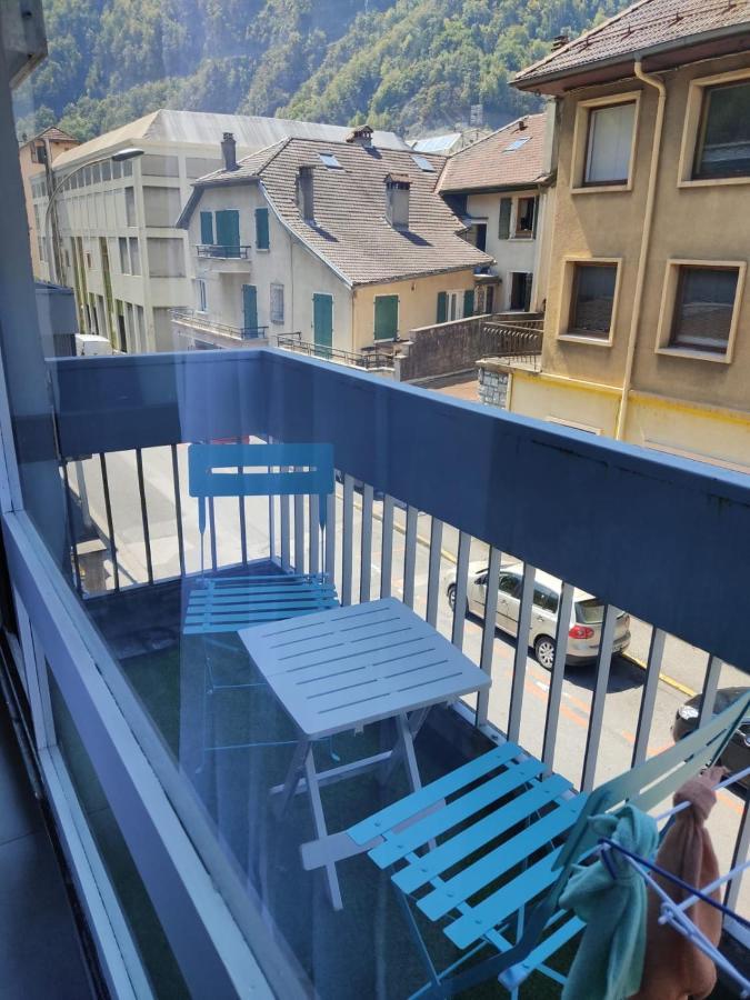Studio Tout Equipe Centre-Ville Proche De La Gare Cluses Luaran gambar